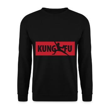 Kung Fu - Sweat-shirt Unisexe - noir - Devant - Alina (178cm) & Michal (187cm)