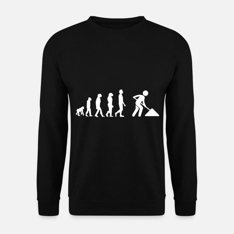 Cement mixer evolution - Unisex Sweatshirt - black