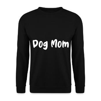 Maman chien - Sweat-shirt Unisexe - noir - Devant - Alina (178cm) & Michal (187cm)