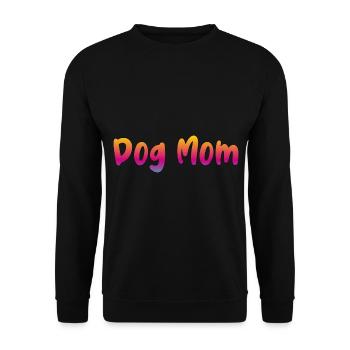 Maman chien - Sweat-shirt Unisexe - noir - Devant - Alina (178cm) & Michal (187cm)
