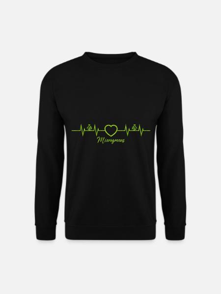 Microgreens Gärtner Landwirt Gärtner Microgreen - Unisex Pullover - Schwarz