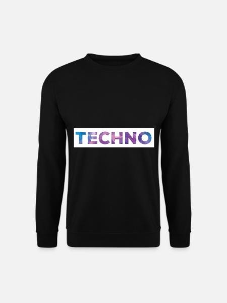 Techno - Sweat-shirt Unisexe - noir