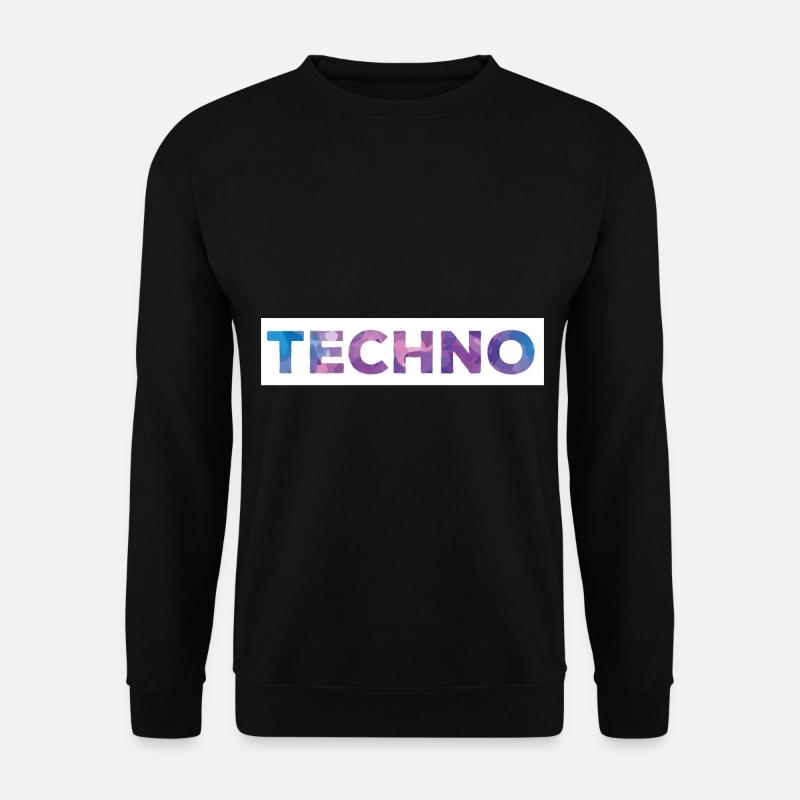 Techno - Sweat-shirt Unisexe - noir