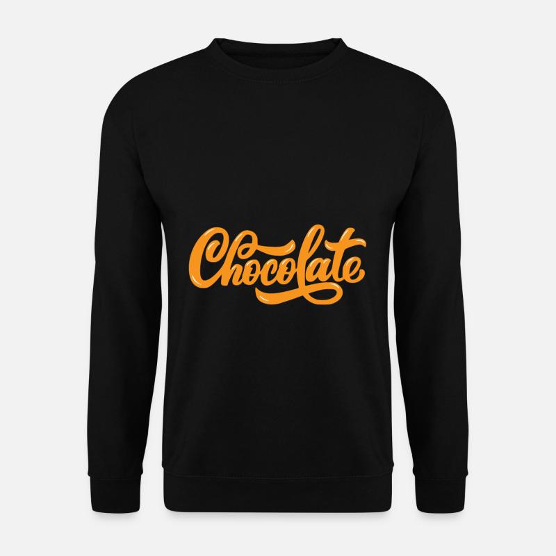 Chocolate - Unisex Sweatshirt - black