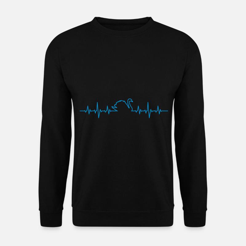 Schwan - Unisex Pullover - Schwarz