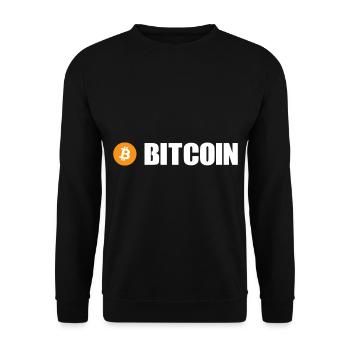 Bitcoin - Sweat-shirt Unisexe - noir - Devant - Alina (178cm) & Michal (187cm)