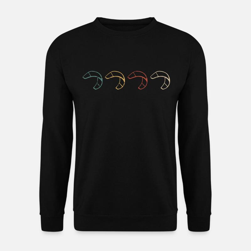 Kiteboarding Kitesurfing - Unisex Pullover - Schwarz