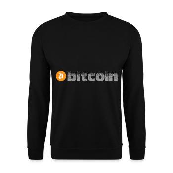 Bitcoin - Sweat-shirt Unisexe - noir - Devant - Alina (178cm) & Michal (187cm)