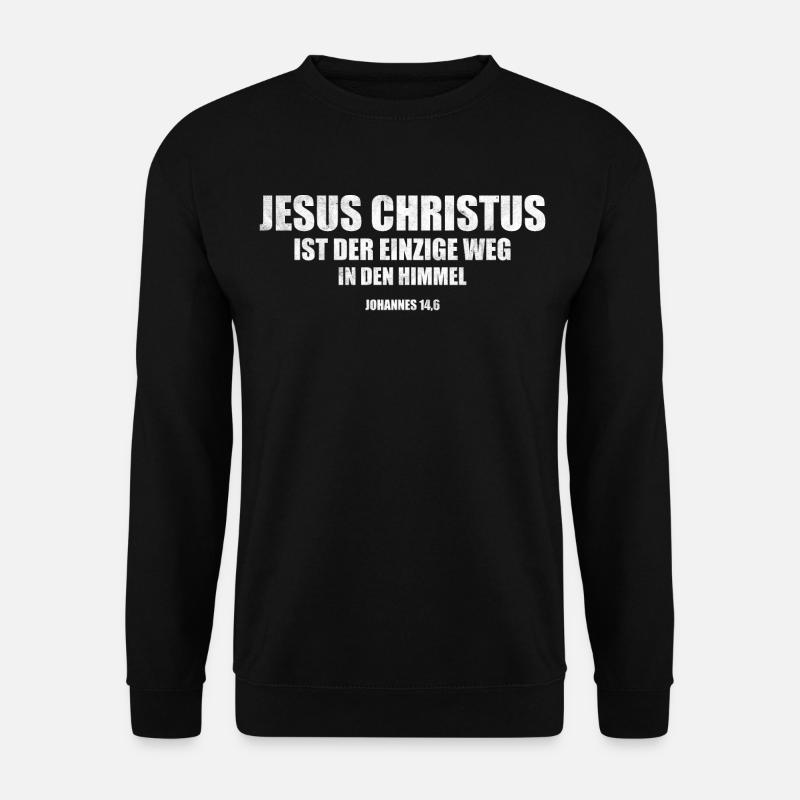 Jesus Christus / Christliches Geschenk - Unisex Pullover - Schwarz