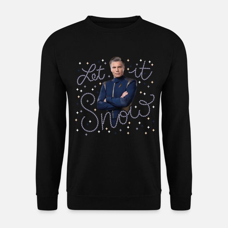 Star Trek Discovery Ugly X-Mas Let It Snow - Unisex Pullover - Schwarz