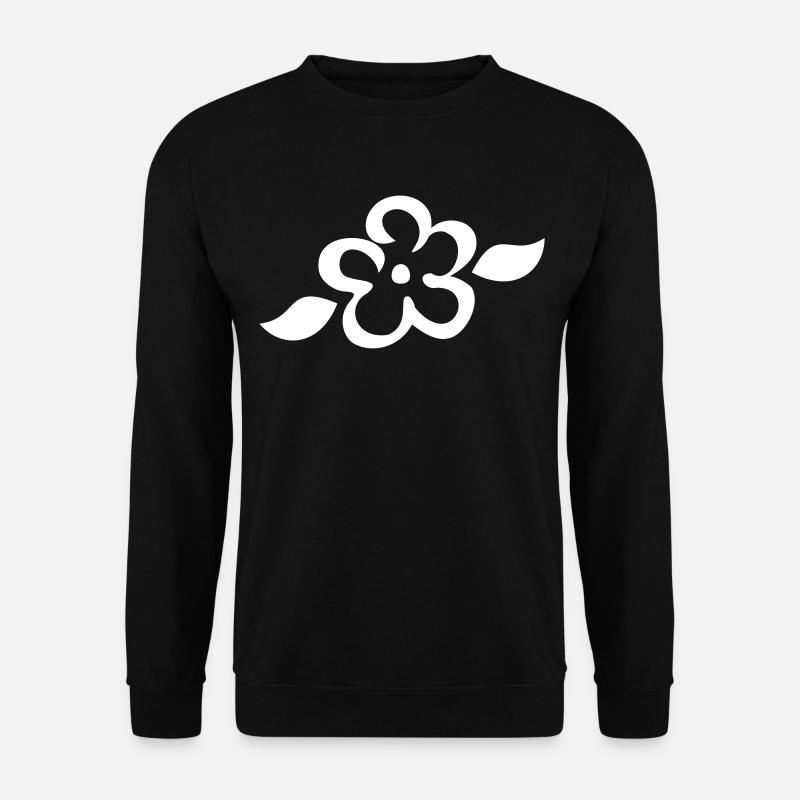 Blume Blümchen Dekoration - Unisex Pullover - Schwarz
