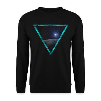 La vue dans l'espace - Sweat-shirt Unisexe - noir - Devant - Alina (178cm) & Michal (187cm)