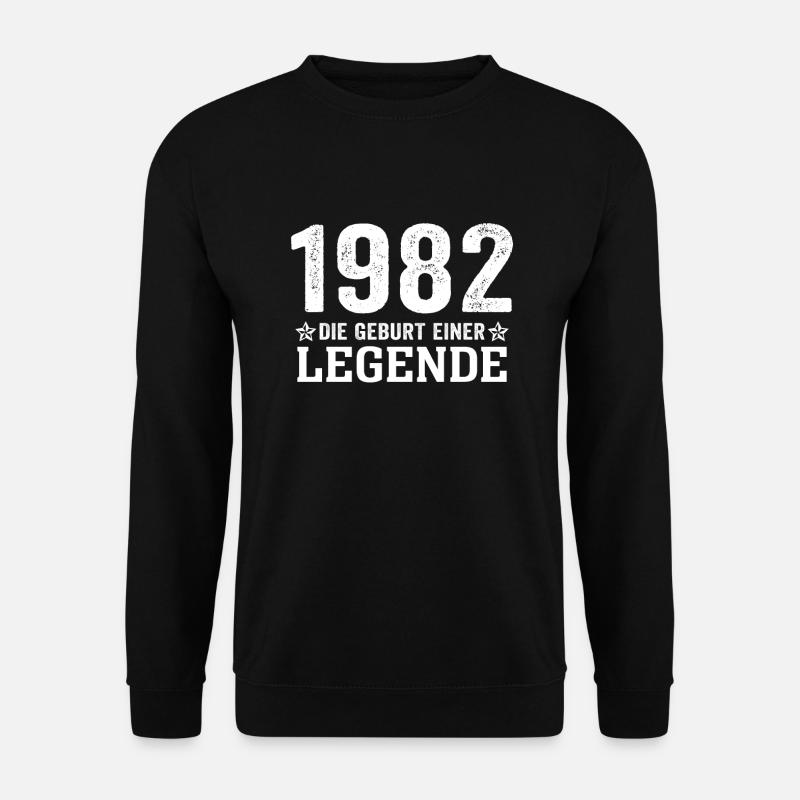 1982 Die Geburt einer Legende - Unisex Pullover - Schwarz