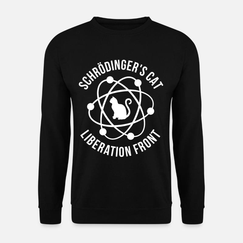 Physics Paradox Schrödinger's Cat - Unisex Sweatshirt - black