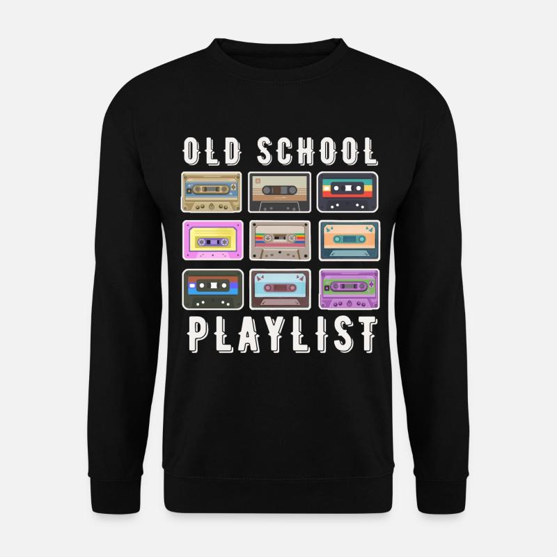 OLD SCHOOL PLAYLIST - Sweat-shirt Unisexe - noir