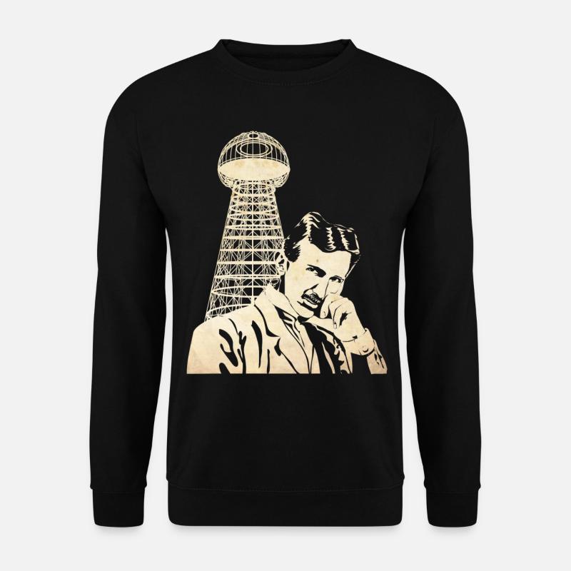 Nikola Tesla - Unisex Pullover - Schwarz