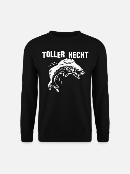 toller Hecht Fisch Angler Fischen Fisch - Unisex Pullover - Schwarz