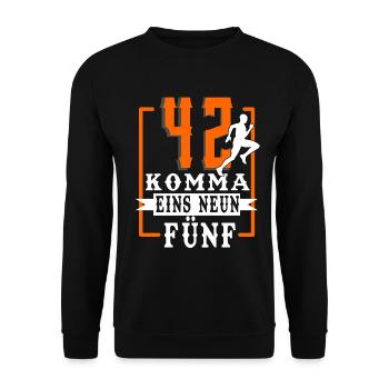 Marathon - Sweat-shirt Unisexe - noir - Devant - Alina (178cm) & Michal (187cm)