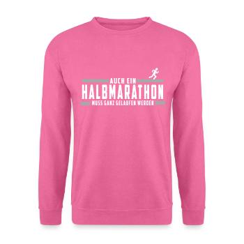 Half Marathon - Runners - Unisex Sweatshirt - pink - Front