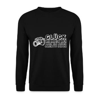 Fotografie | Fotografen | Fotografin - Unisex Pullover - Schwarz - Vorne - Alina (178cm) & Michal (187cm)