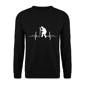 La photographie | Photographes | photographe - Sweat-shirt Unisexe - noir - Devant - Alina (178cm) & Michal (187cm)