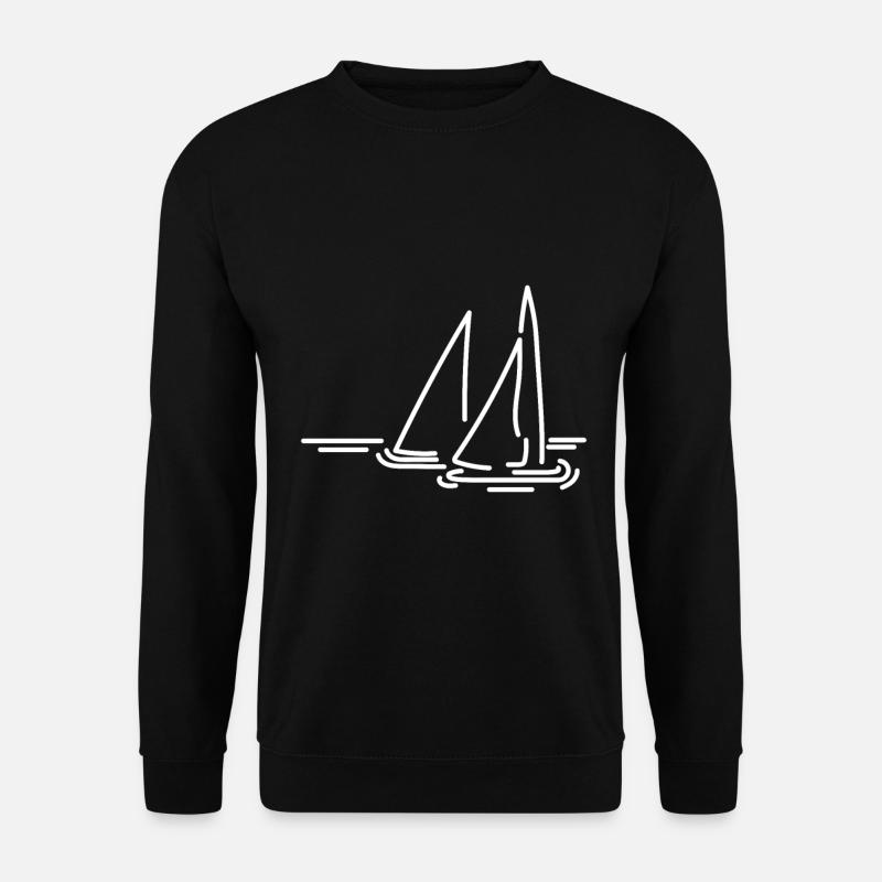 Segeln | Geschenk Segler | Geschenk Segeln lustig - Unisex Pullover - Schwarz