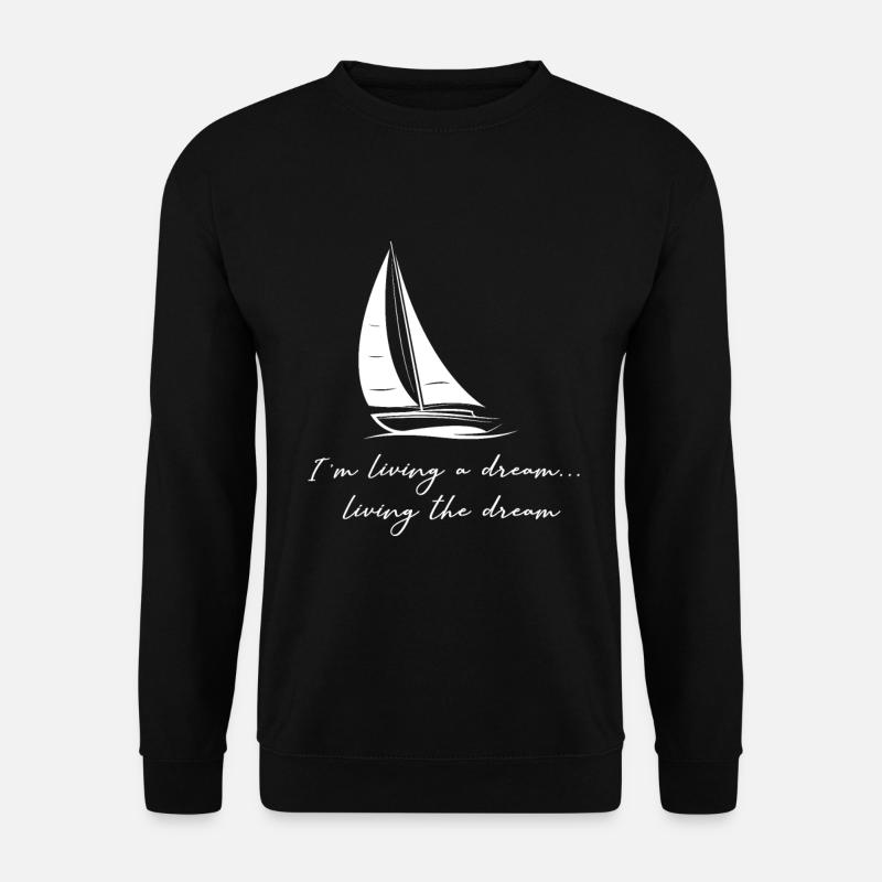 Segeln | Geschenk Segler | Geschenk Segeln lustig - Unisex Pullover - Schwarz