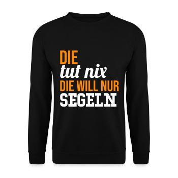 Naviguer | Cadeau marin | La voile de cadeau drôle - Sweat-shirt Unisexe - noir - Devant - Alina (178cm) & Michal (187cm)