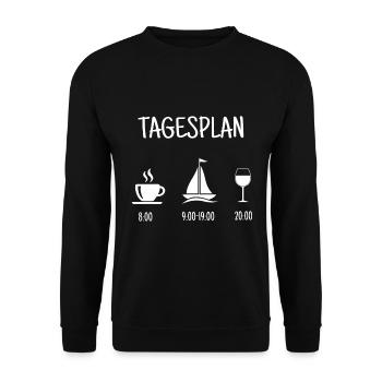 Naviguer | Cadeau marin | La voile de cadeau drôle - Sweat-shirt Unisexe - noir - Devant - Alina (178cm) & Michal (187cm)