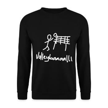 Volley-ball | Beach volley - Sweat-shirt Unisexe - noir - Devant - Alina (178cm) & Michal (187cm)
