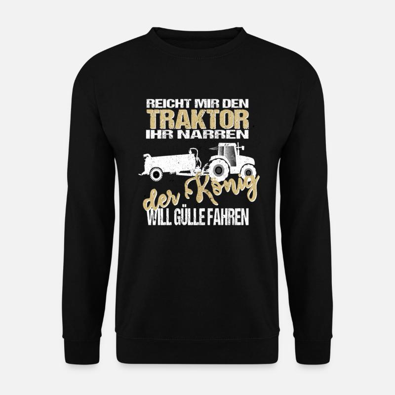 Bauer Traktor Landwirtschaft - Unisex Pullover - Schwarz