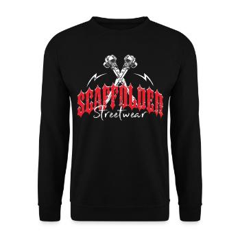 Streetwear échafaudage - Sweat-shirt Unisexe - noir - Devant - Alina (178cm) & Michal (187cm)