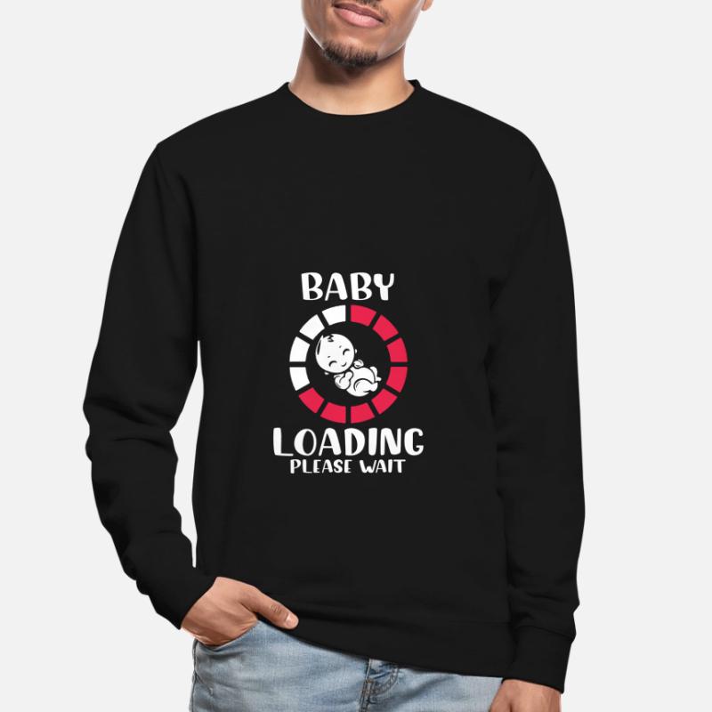 Witziges Geschenk werdende Mutter baldige Geburt M Unisex Pullover