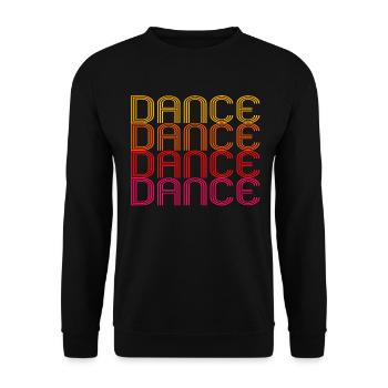 DANCE - Unisex Sweatshirt - black - Front - Alina (178cm) & Michal (187cm)