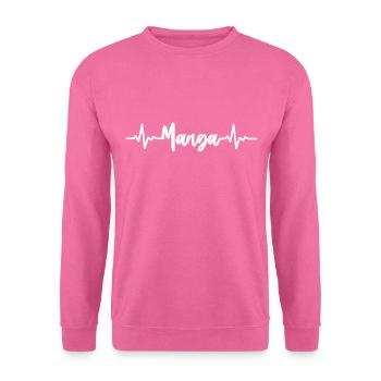 Heartbeat manga - Unisex Sweatshirt - pink - Front