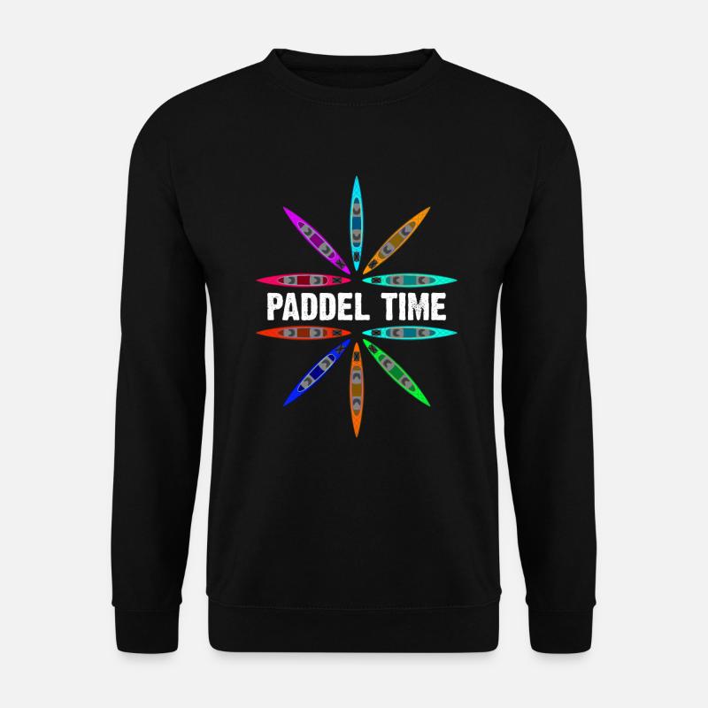 Paddel Team Kanu Kayak - Unisex Pullover - Schwarz
