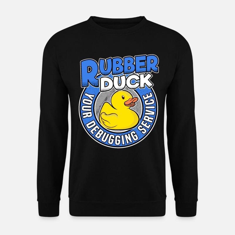 Programmeurs Canard Programmation Debugging Drôle - Sweat-shirt Unisexe - noir