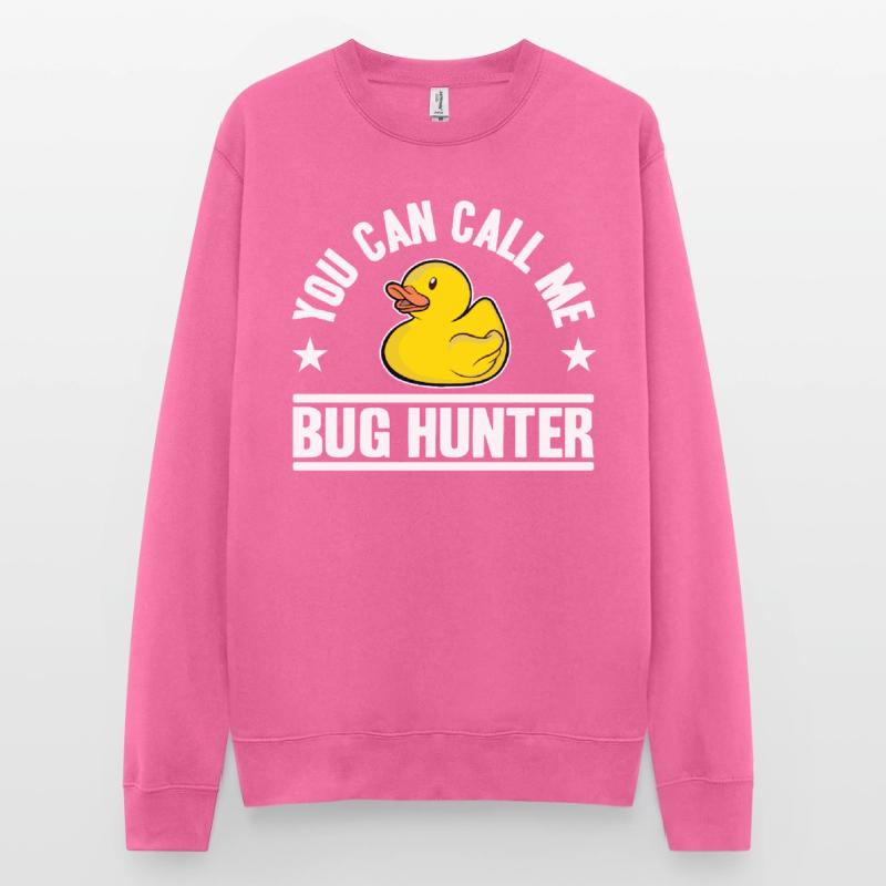 Programmeurs Canard Programmation Debugging Drôle Sweat-shirt Unisexe