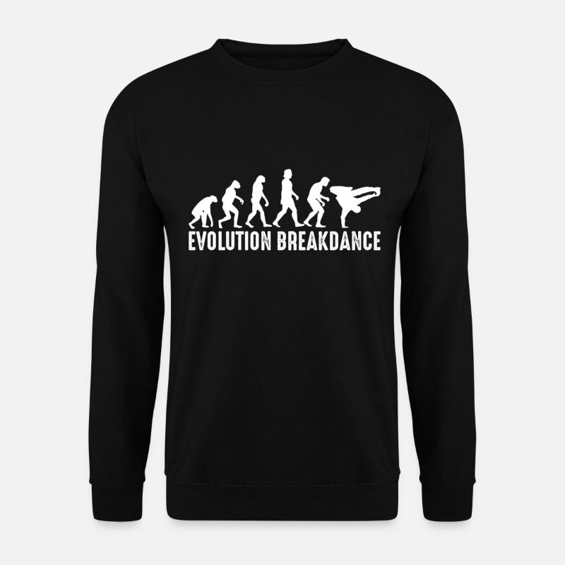 Evolution of Breakdance - Unisex Pullover - Schwarz
