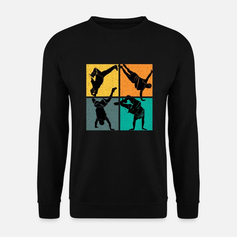 Breakdance Dance Vintage - Unisex Pullover - Schwarz