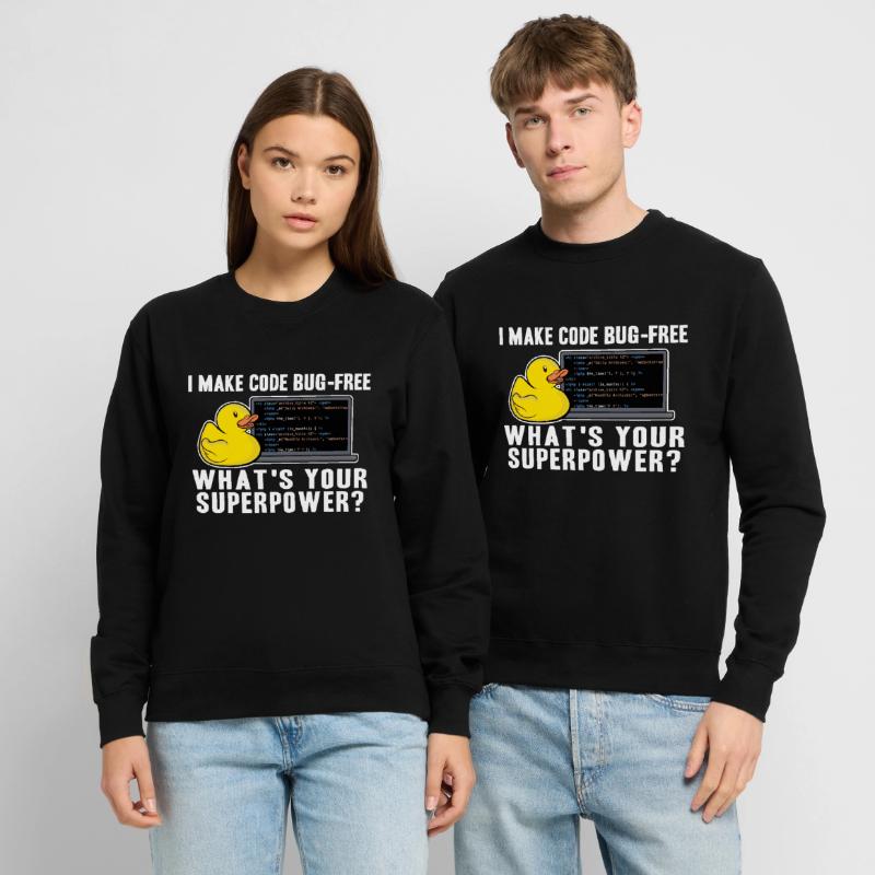 Programmierer Ente Programmieren Debugging Lustig Unisex Pullover