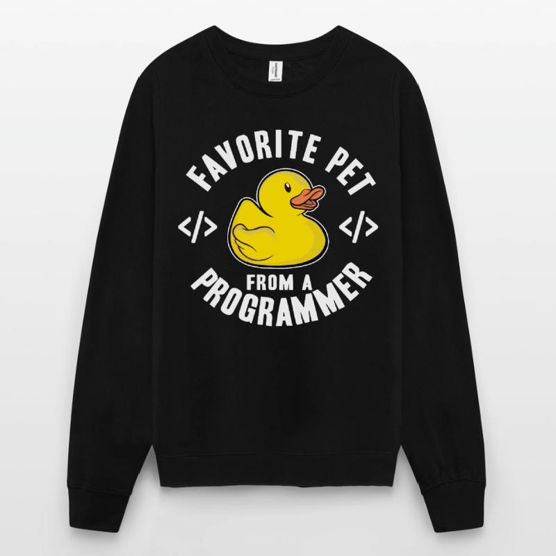 Programmeurs Canard Programmation Debugging Drôle Sweat-shirt Unisexe