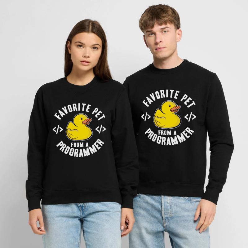 Programmeurs Canard Programmation Debugging Drôle Sweat-shirt Unisexe