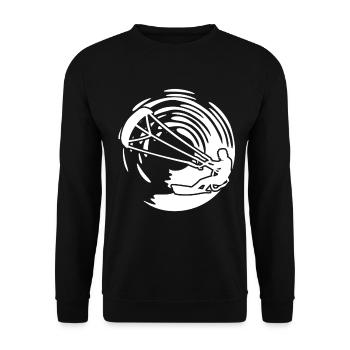 Kitesurf cadeau Kiteboarding Kitesurfer Gesche - Sweat-shirt Unisexe - noir - Devant - Alina (178cm) & Michal (187cm)