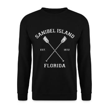 Sanibel Island Florida Urlaub - Unisex Pullover - Schwarz - Vorne - Alina (178cm) & Michal (187cm)
