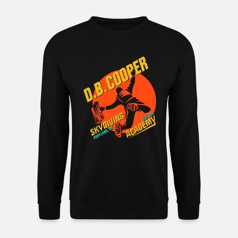 DB Cooper Skydiving Academy - Unisex Sweatshirt - black
