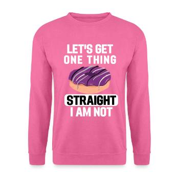 Ace Pride Month Donut LGBTQ Geschenk Asexuell - Unisex Pullover - Pink - Vorne