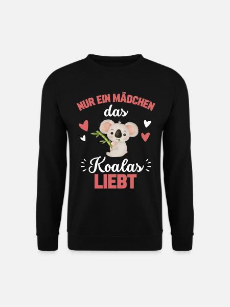 Koala Mädchen - Unisex Pullover - Schwarz
