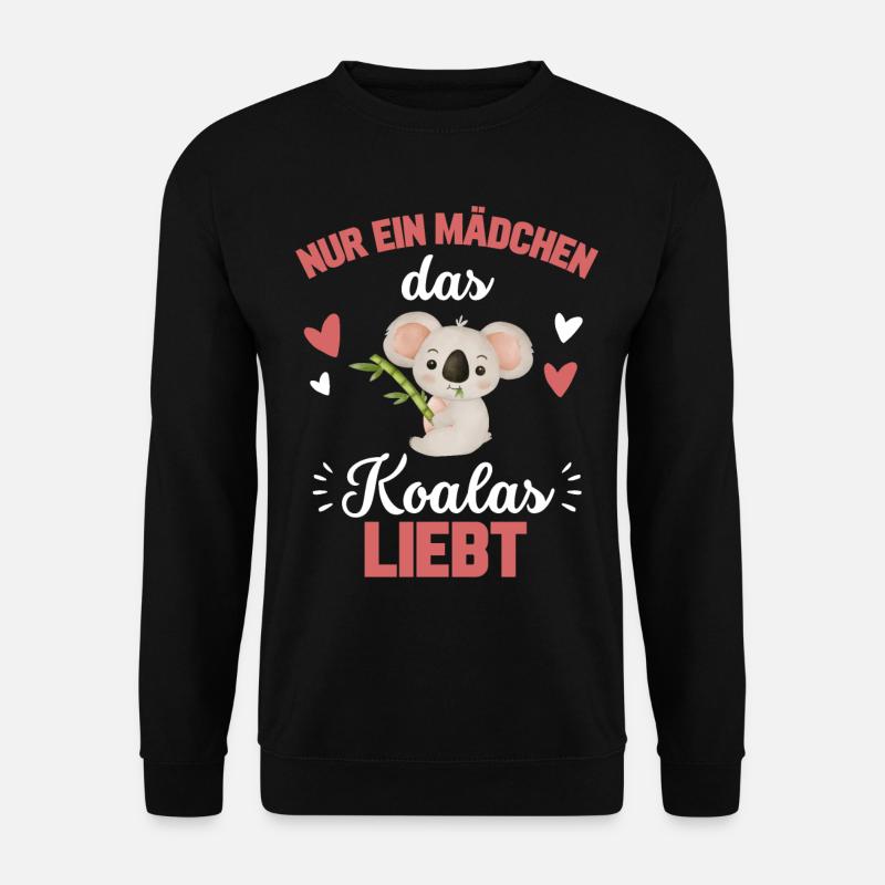 Koala Mädchen - Unisex Pullover - Schwarz