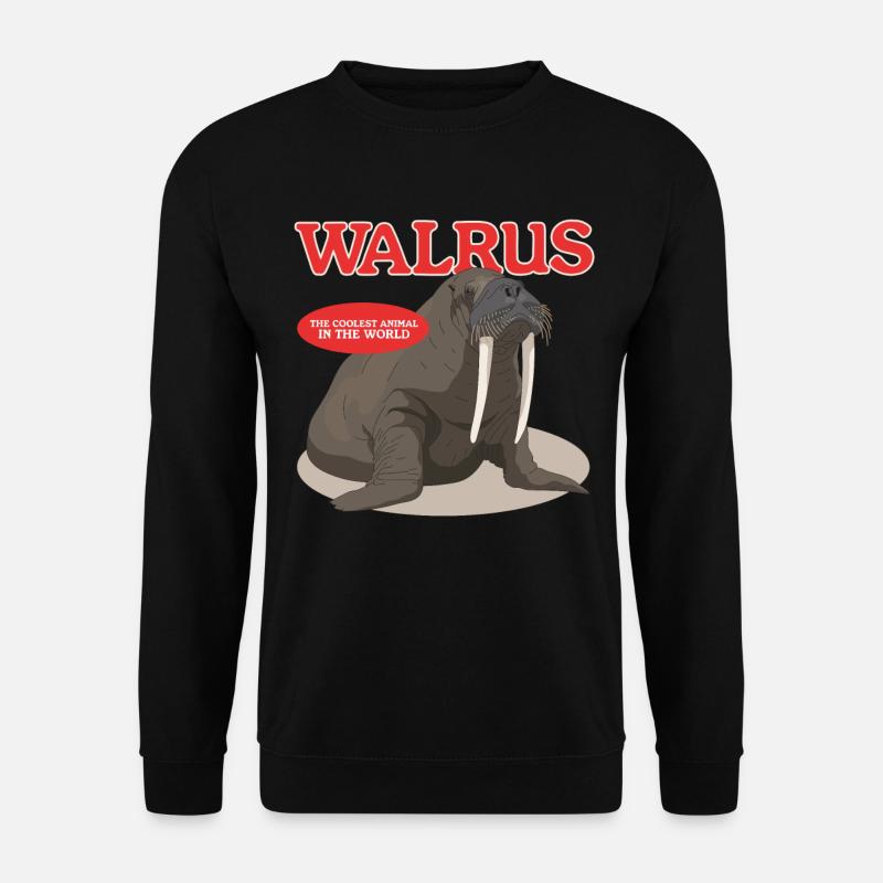 Walrus Walrus Walrus Walrus Gift - Unisex Sweatshirt - black